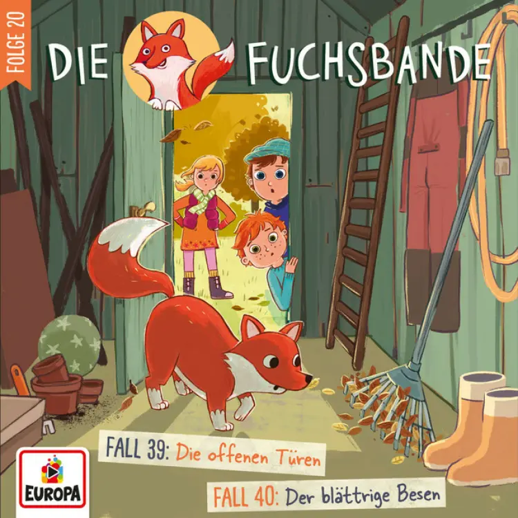 Cover von Die Fuchsbande - Folge 20 - Fall 39: Die offenen Türen / Fall 40: Der blättrige Besen