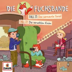 Cover - Die Fuchsbande - Band 11 - Fall 21: Der zerzauste Sessel / Fall 22: Die verwehten Kissen
