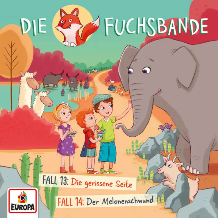 Cover von Die Fuchsbande - Folge 7 - Fall 13: Die gerissene Seite / Fall 14: Der Melonenschwund