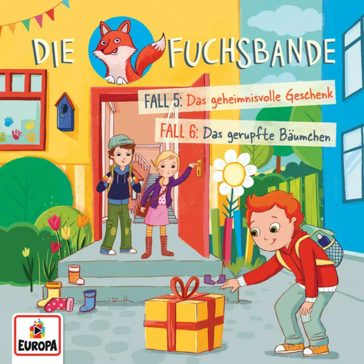 Cover von Die Fuchsbande - Folge 3 - Fall 5: Das geheimnisvolle Geschenk / Fall 6: Das gerupfte Bäumchen