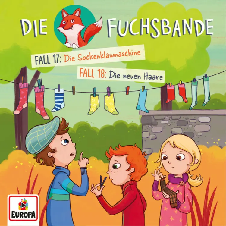 Cover von Die Fuchsbande - Folge 9 - Fall 17: Die Sockenklaumaschine/Fall 18: Die neuen Haare