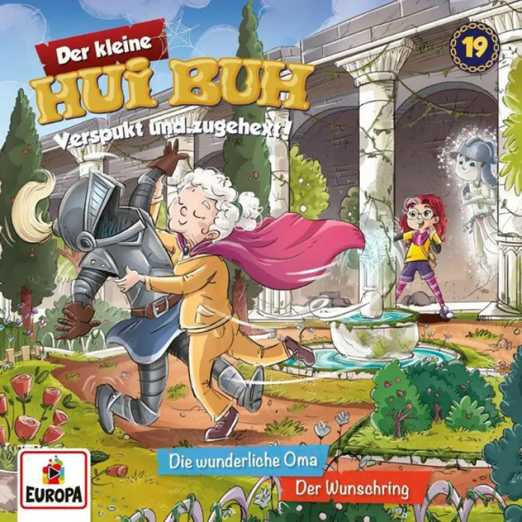 Cover von Der kleine Hui Buh - Folge 19 - Die wunderliche Oma/Der Wunschring