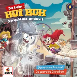 Cover - Der kleine Hui Buh - 008/Der verlorene Schlüssel/Die geistreiche Geisterbahn