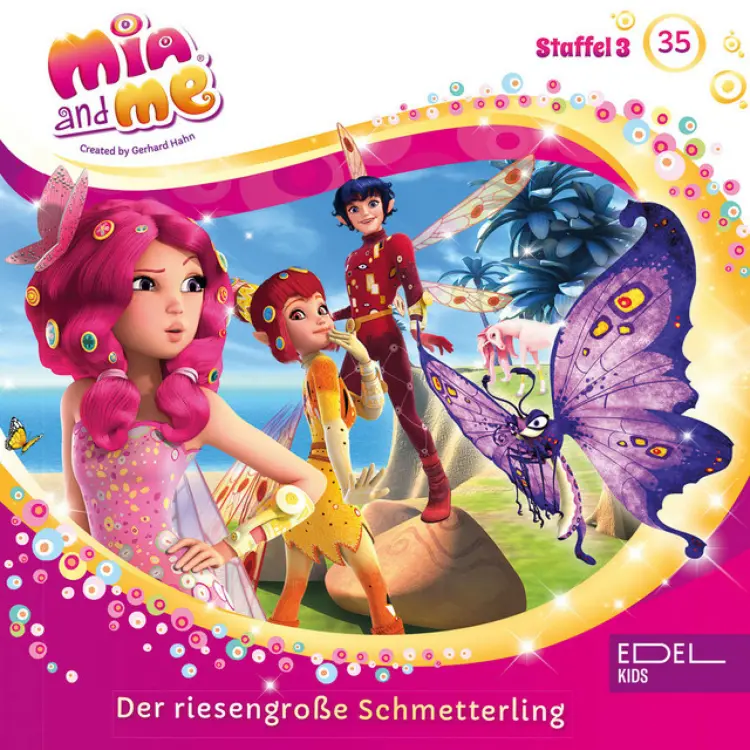 Cover von Mia and Me - Folge 35: Bluebardo in Not / Der riesengroße Schmetterling (Das Original-Hörspiel zur TV-Serie)