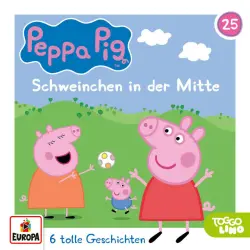 Cover - Peppa Pig Hörspiele - Folge 25: Schweinchen in der Mitte