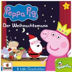 Cover - Peppa Pig Hörspiele - Folge 9 - Der Weihnachtsmann (und 5 weitere Geschichten)