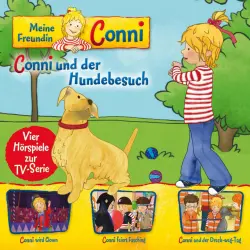 Cover - Meine Freundin Conni - 09: Conni und der Hundebesuch / Conni wird Clown / Conni feiert Fasching / Conni und der Dreck-weg-Tag (Vier Hörspiele zur TV-Serie)