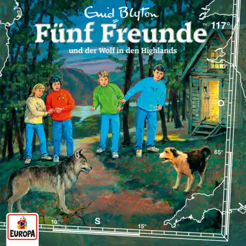 Cover von Fünf Freunde - Folge 117 - Fünf Freunde und der Wolf in den Highlands