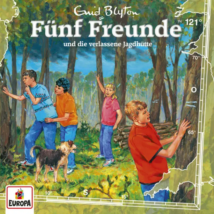Cover von Fünf Freunde - Folge 121 - Fünf Freunde und die verlassene Jagdhütte