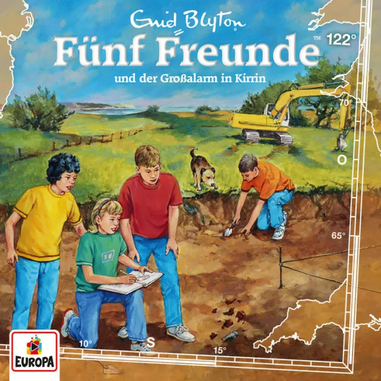 Cover von Fünf Freunde - Folge 122 - Fünf Freunde und der Großalarm in Kirrin