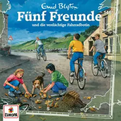 Cover - Fünf Freunde - Folge 146: und die verdächtige Fahrradbotin