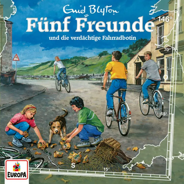 Cover von Fünf Freunde - Folge 146: und die verdächtige Fahrradbotin