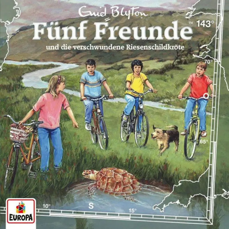 Cover von Fünf Freunde - Folge 143: und die verschwundene Riesenschildkröte
