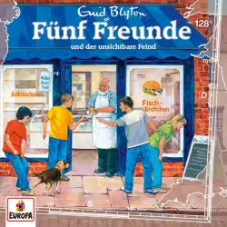 Cover - Fünf Freunde - Folge 128 - Fünf Freunde und der unsichtbare Feind