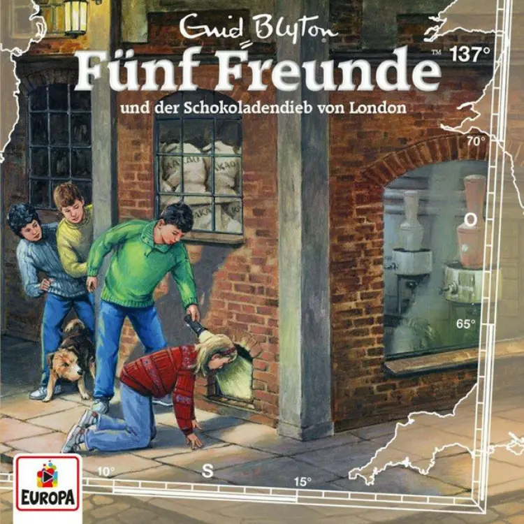 Cover von Fünf Freunde - Folge 137 - Fünf Freunde und der Schokoladendieb von London