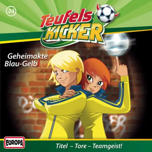 Cover von Teufelskicker - 24/Geheimakte Blau-Gelb!