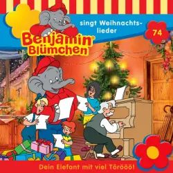 Cover - Benjamin Blümchen - Folge 74 - Benjamin Blümchen singt Weihnachtslieder