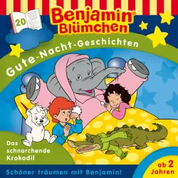 Cover - Benjamin Blümchen - Gute-Nacht-Geschichten - Folge 20: Das schnarchende Krokodil