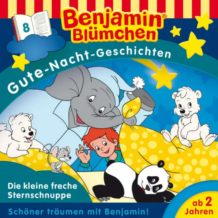Cover von Benjamin Blümchen - Gute Nacht Geschichten - Folge 8: Die kleine freche Sternschnuppe