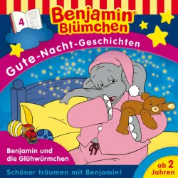 Cover - Benjamin Blümchen - Gute-Nacht-Geschichten - Folge 4: Benjamin und die Glühwürmchen