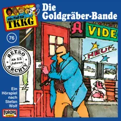Cover - TKKG Retro-Archiv - 076/Die Goldgräber-Bande