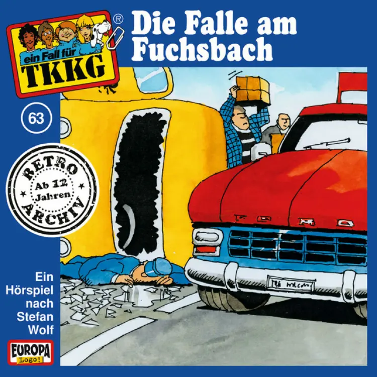 Cover von TKKG Retro-Archiv - 063/Die Falle am Fuchsbach