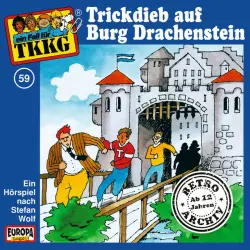 Cover - TKKG Retro-Archiv - 059/Trickdieb auf Burg Drachenstein