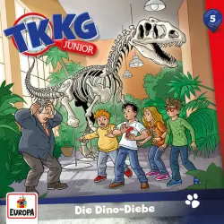 Cover - TKKG Junior - Folge 5: Die Dino-Diebe