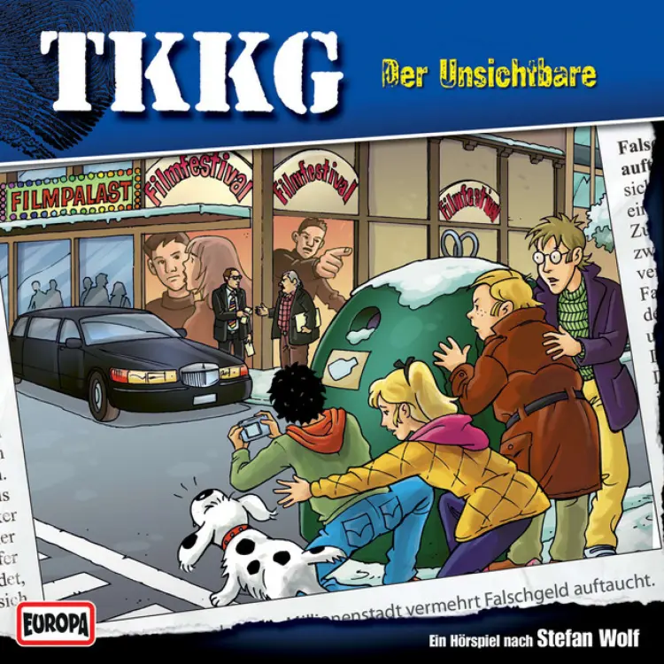 Cover von TKKG - 167/Der Unsichtbare