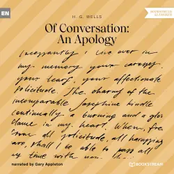 Cover - H. G. Wells - Of Conversation: An Apology