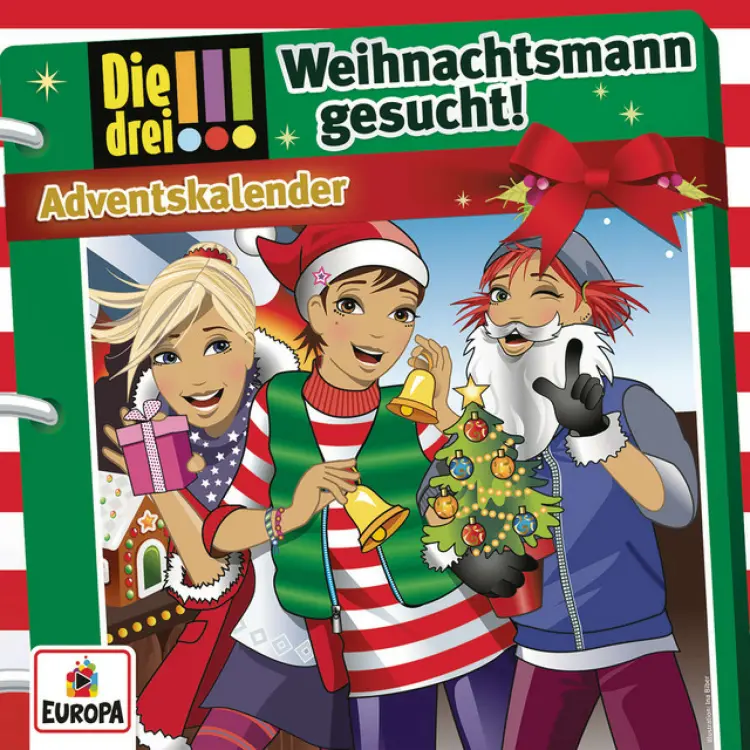 Cover von Die drei !!! - Adventskalender - Weihnachtsmann gesucht