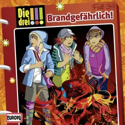 Cover - Die drei !!! - 034/Brandgefährlich!