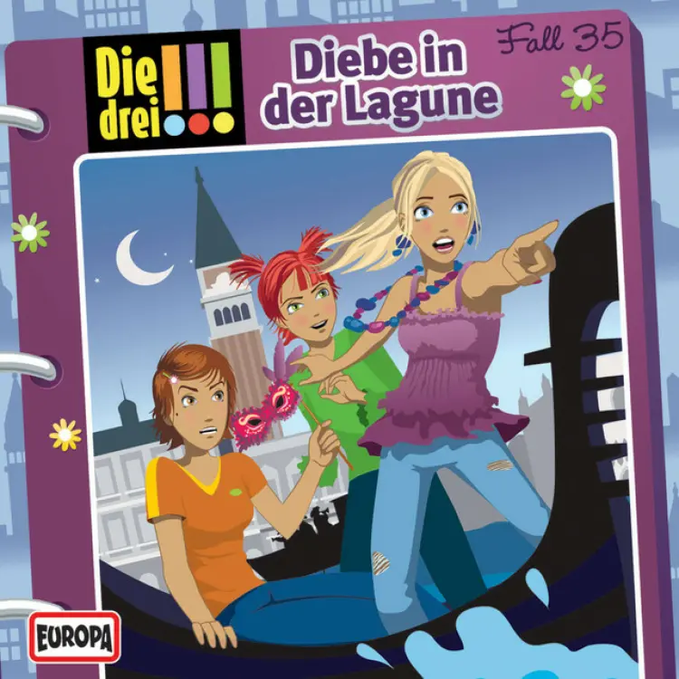 Cover von Die drei !!! - 035/Diebe in der Lagune
