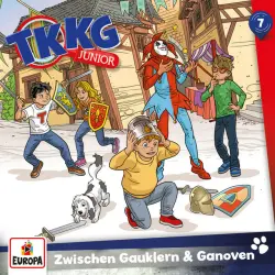 Cover - TKKG Junior - Folge 7: Zwischen Gauklern und Ganoven