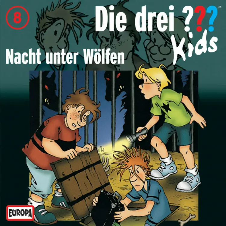 Cover von Die drei ??? Kids - 008/Nacht unter Wölfen