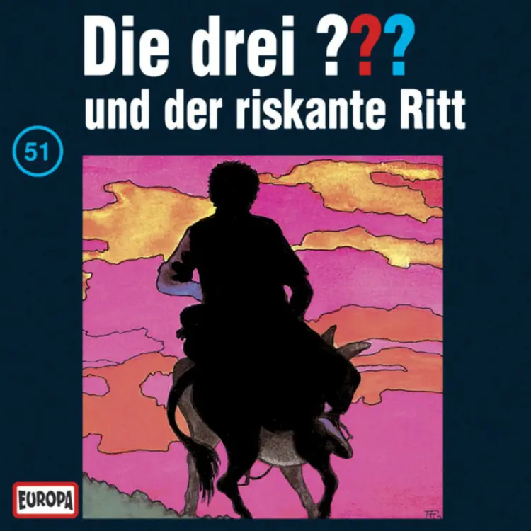 Cover von Die drei ??? - 051/und der riskante Ritt