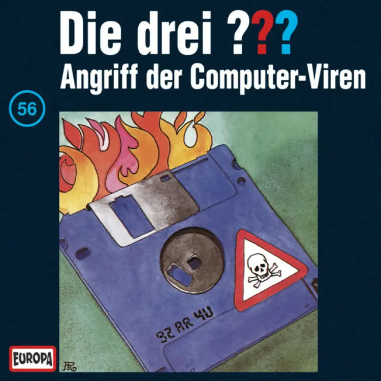 Cover von Die drei ??? - 056/Angriff der Computer-Viren