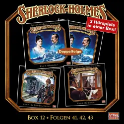 Cover - Sherlock Holmes - Die geheimen Fälle des Meisterdetektivs - Box 12 - Folgen 41, 42, 43