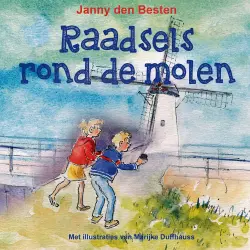 Cover - Janny den Besten - Jens en Jolien - Deel 8 - Raadsels rond de molen