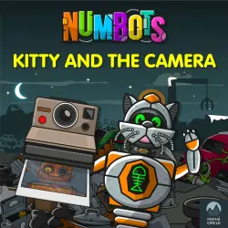 Cover - Tor Caldwell - NumBots - A story about teamwork and the importance of asking for help. - Kitty and the Camera