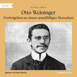 Cover - Stefan Zweig - Otto Weininger - Vorbeigehen an einem unauffälligen Menschen