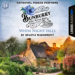 Cover - Helena Marchmont - When Night falls - Bunburry - A Cosy Mystery Series, Episode 14