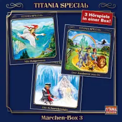 Cover - Titania Special - Box 3 - Nils Holgersson, Der Zauberer von Oz, Die Schneekönigin
