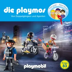 Cover - Die Playmos - Das Original Playmobil Hörspiel - Folge 83 - Von Doppelgängern und Agenten