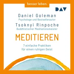 Cover - Daniel Goleman - Meditieren. 7 einfache Praktiken für einen ruhigen Geist