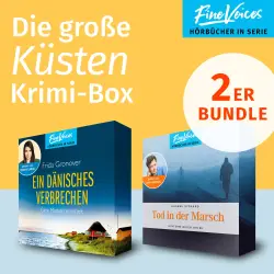 Cover - Frida Gronover - Die große Küsten Krimi-Box - Ein dänisches Verbrechen: Gitte Madsen ermittelt + Tod in der Marsch: Hinterm Deich Krimi