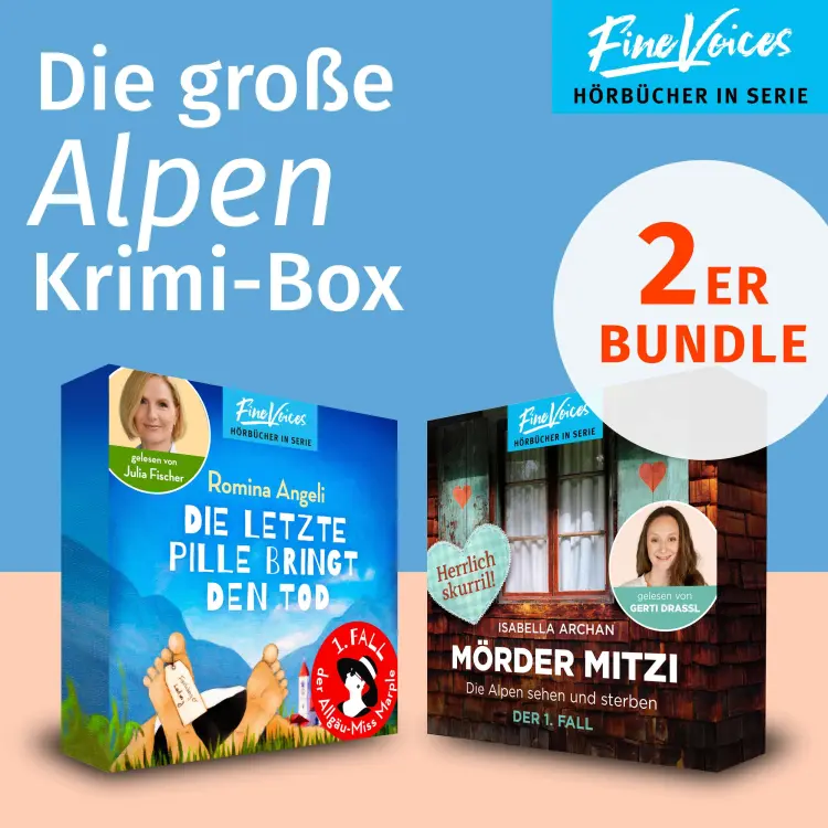 Cover von Isabella Archan - Die große Alpen Krimi-Box - Die Alpen sehen und sterben: MörderMitzi Krimi + Die letzte Pille bringt den Tod: Allgäu Krimi