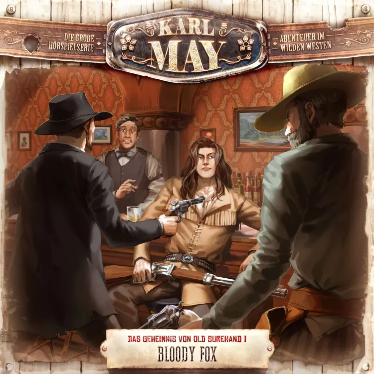 Cover von Karl May - Folge 8 - Das Geheimnis von Old Surehand I: Bloody Fox
