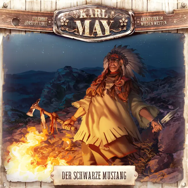Cover von Karl May - Folge 11 - Der schwarze Mustang