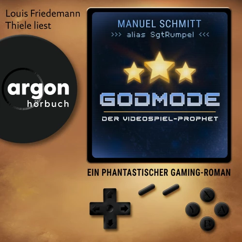 Cover - Manuel Schmitt - Godmode. Der Videospiel-Prophet - Ein phantastischer Gaming-Roman